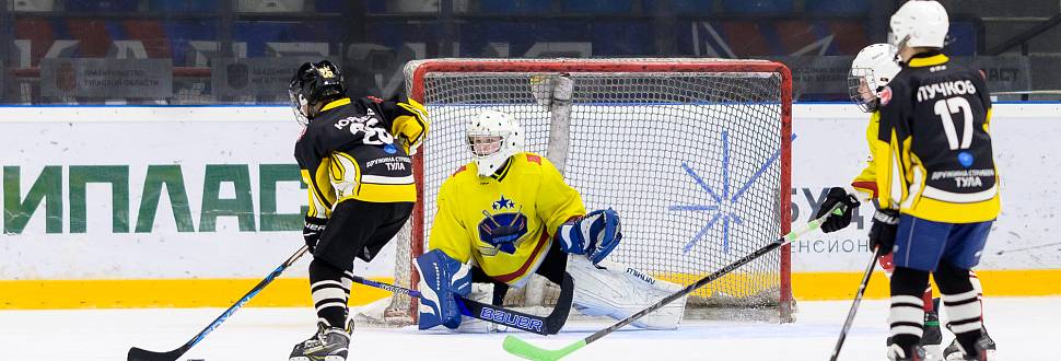 В Туле стартовал Детский кубок по дворовому хоккею "Шаг в жизнь"