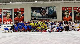 Церемония открытия Кубка Федерации по хоккею Тульской области 