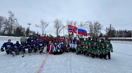В Волово организован товарищеский турнир для дворовых хоккейных команд