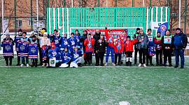 Финал турнира по хоккею в валенках среди школьников Тульской области